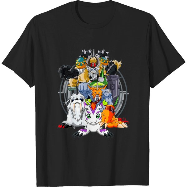 Gomamon Evolution - Digimon - T-Shirt-image