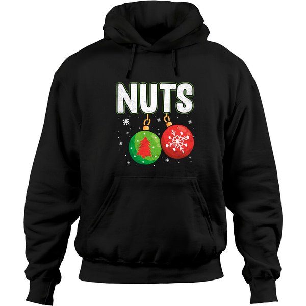 Chest Nuts Matching Chestnuts Funny Christmas Couples Nuts Hoodies-image