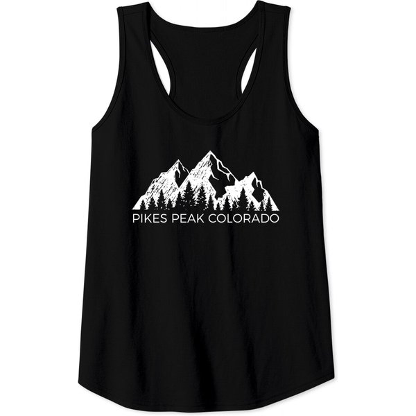 Pikes Peak Tank Tops | Cool Pikes Peak Colorado Gift Pullover-image