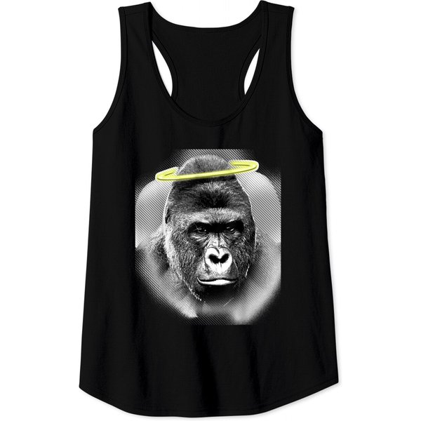 Harambe Gorilla Tank Tops-image