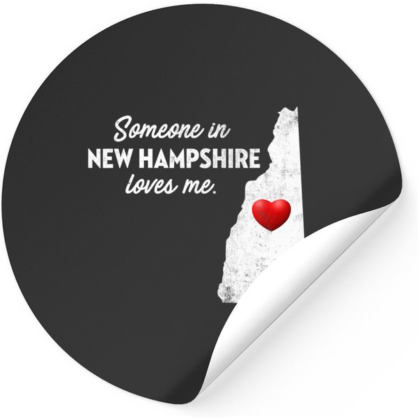 Someone In New Hampshire Loves Me - New Hampshire Stickers Nh-image