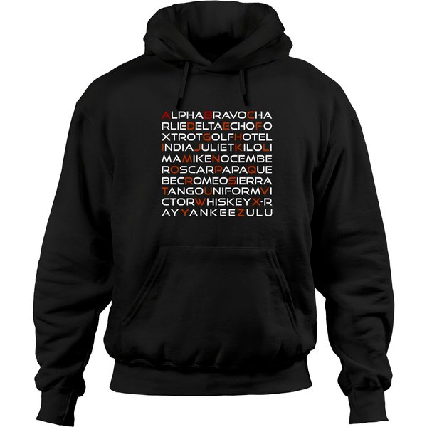 Aviation Phonetic Alphabet Pilot Alpha Bravo Charlie Hoodies-image