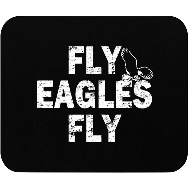 Eagles Fly Eagles Fly Green And White Mouse Pads