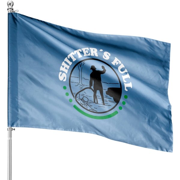Shitters Full, Christmas Vacation - Shitters Full Funny - House Flags-image