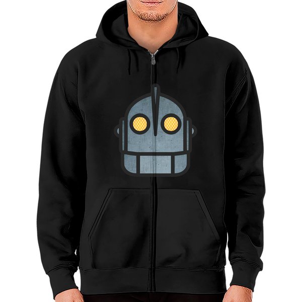 Iron Giant Head - Iron Giant - Zip Hoodies