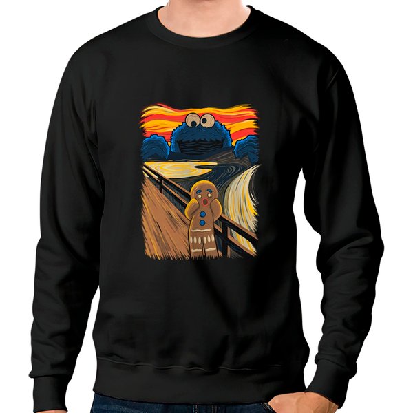 The Scream Cookie Parody - Gift Idea - Sweatshirts-image