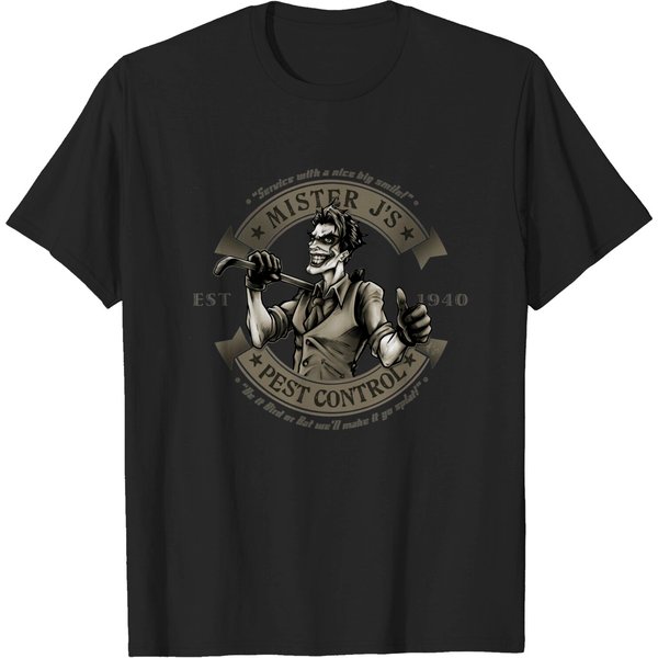 Mister J'S Pest Control - Sepia - Joker - T-Shirt-image