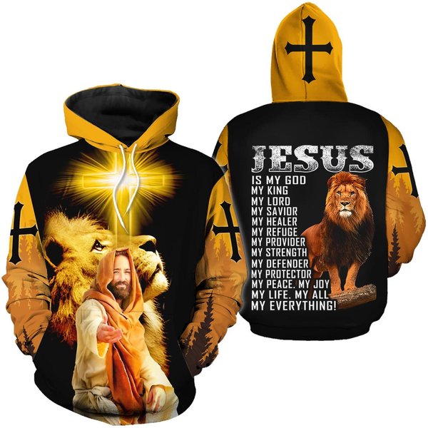 Everything Jesus Hoodie 3d Print, Gifts T-shirts Lion Sweatshirts