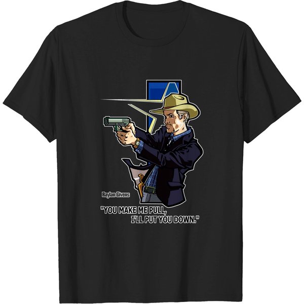 Raylan Givens Justified - Justified Tv Show - T-Shirt-image