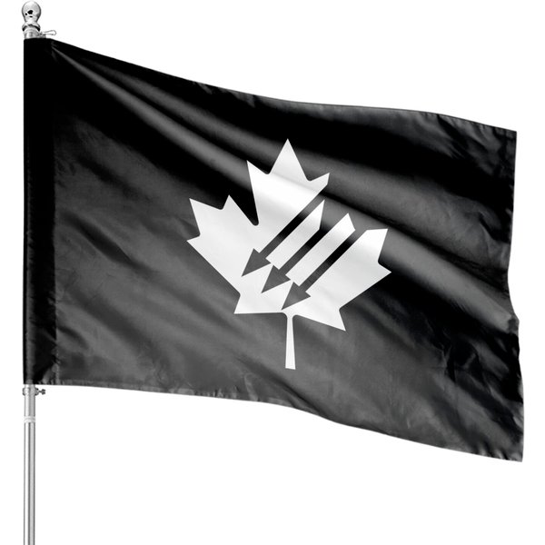 Iron Front Canada White - Iron Front Logo - House Flags-image