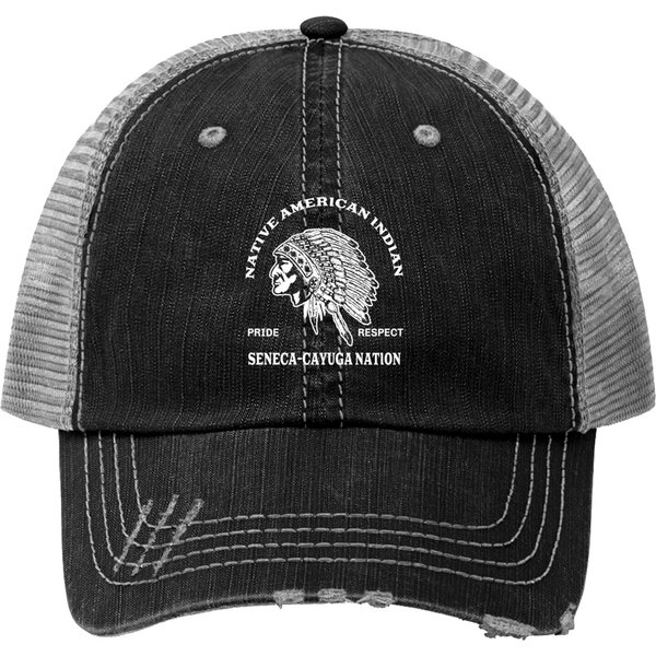 Seneca Cayuga Nation Native American Inspired Gift Trucker Hats-image