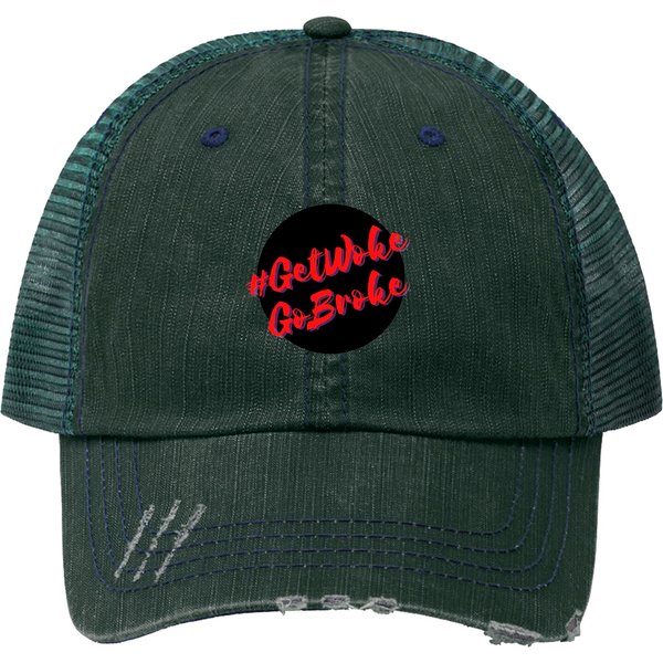 Get Woke Go Broke Baseball Cap-image