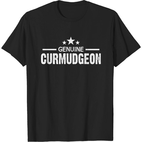 Genuine Curmudgeon Birthday Christmas Gift T-Shirt-image