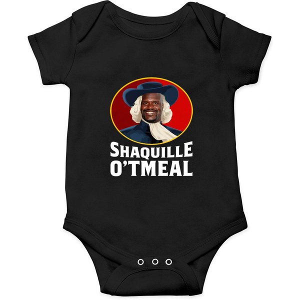 Shaquille Oatmeal O'neal Parody Funny Oats Tee| Shaquille Oatmeal Onesies-image