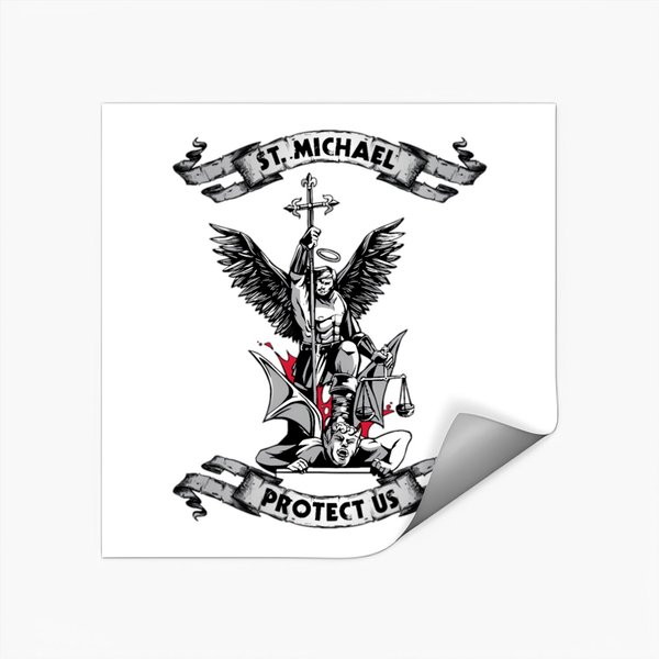 Archangel Saint Michael Protect Us Defend Us Stickers-image