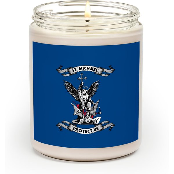 Archangel Saint Michael Protect Us Defend Us Scented Candles-image