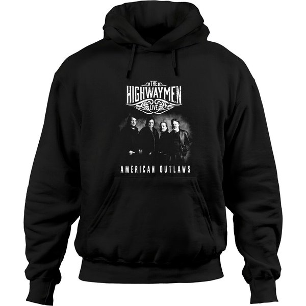 Live The Highwaymen Outlaws Band 35 Years Anniversary Gift For Fans And Lovers Hoodies-image