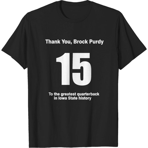 Thank You, Brock Purdy The Greatest Quarterback T-Shirt-image