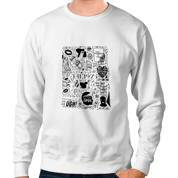 The 1975 Band Doodle Sweatshirt-image