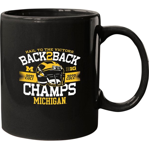 Michigan Back-To-Back Big Ten Championship 2022 Mugs-image