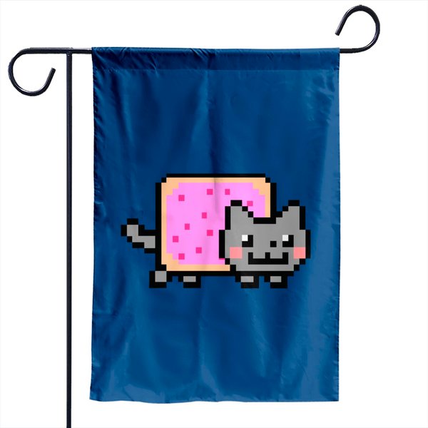 Nyan Cat - Nyan Cat Rainbow - Garden Flags