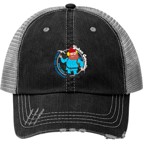 Yukon's North Pole Expeditions - Yukon Cornelius - Print Trucker Hat-image
