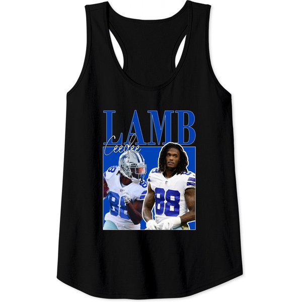 Limited Ceedee Lamb Vintage 90S Tank Tops-image