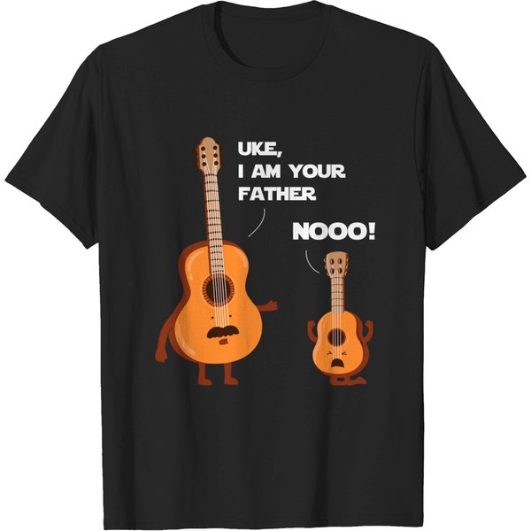 Uke I Am Your Father - Funny Ukulele Guitar Music Guitarist T-Shirts-image