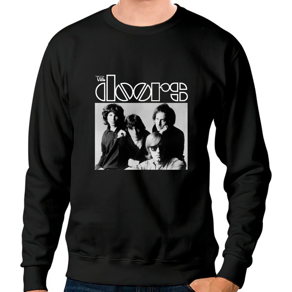 The Doors Tee, Rock Band Sweatshirts, Doors Logo Sweatshirts-image