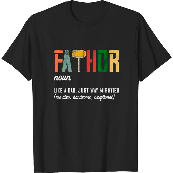 Mens Funny Dad Gift Father Fathor T-Shirt-image