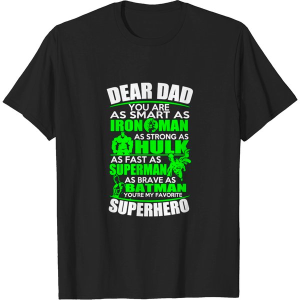 Dear Dad Superhero - Dear Dad Superhero - T-Shirt-image