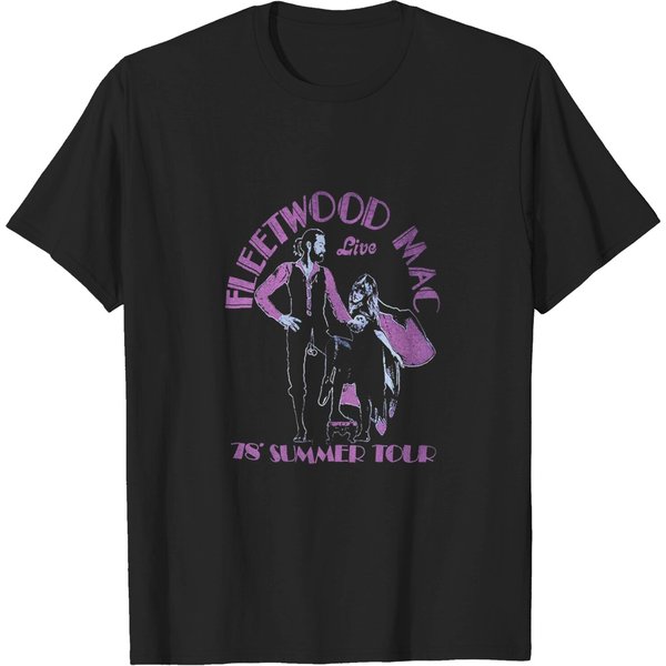 Fleetwood Mac Band Gift Shirt, Rock Band Live 78 Summer Tour Tee Shirt-image