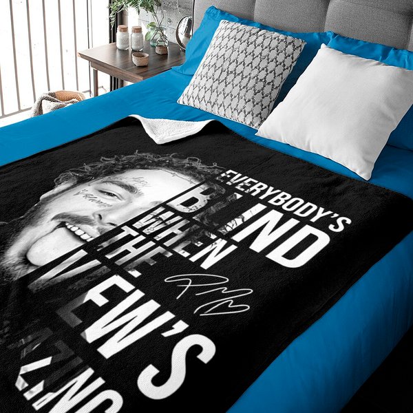 Post Malone Baby Blankets, Twelve Carat Tour 2022 Baby Blankets, Post Malone Tee-image