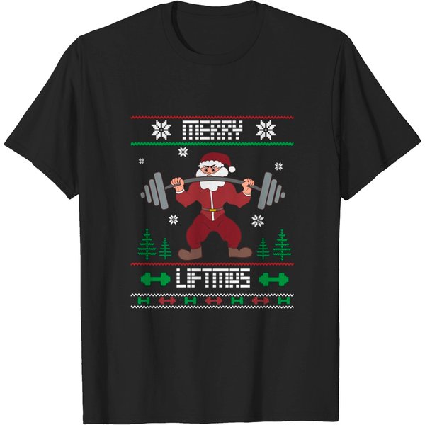 Merry Liftmas Bodybuilding Christmas - Merry Liftmas - T-Shirt-image