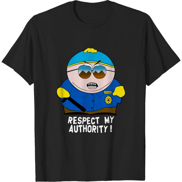 Respect My Authority Cool Vector Funny T-Shirt-image