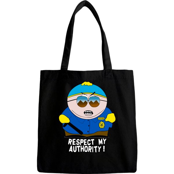Respect My Authority Cool Vector Funny Bags-image