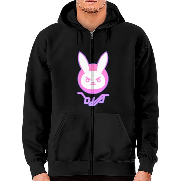 Dva Logo - Overwatch - Zip Hoodies-image