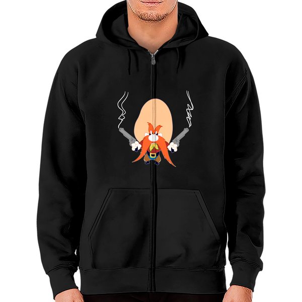 Yosemite Sam Back Off Zip Hoodies