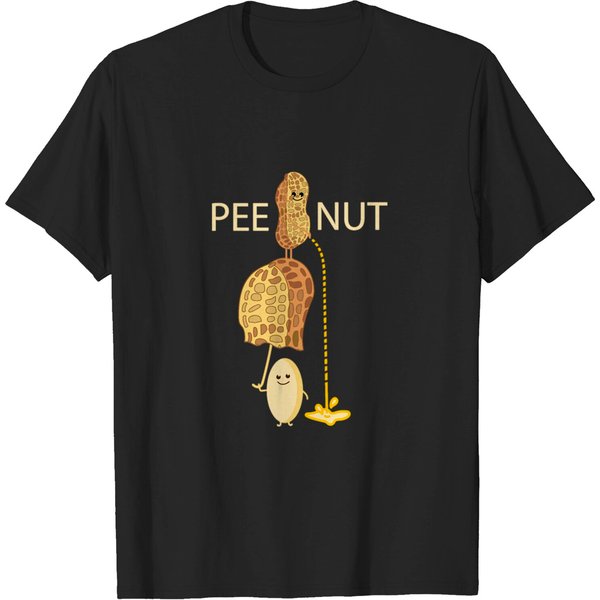 Funny Peeing Peanut T-Shirt-image
