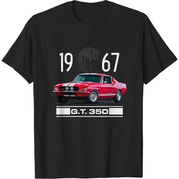 1967 Shelby Gt350 Mustang Fastback Collector Car T-Shirt-image