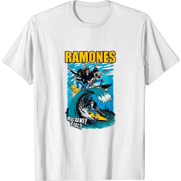 Ramones Unisex Tee: Rockaway Beach-image