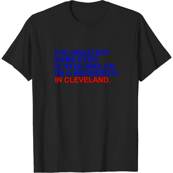 The Greatest Game Ever Played Was On A Wednesday T-Shirt-image
