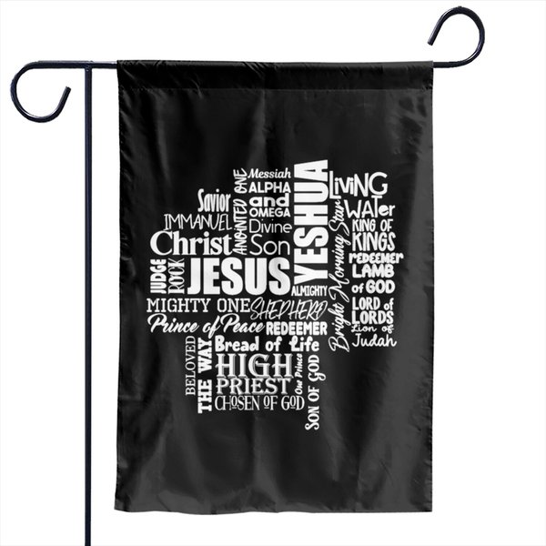 Names Of Jesus Garden Flags-image