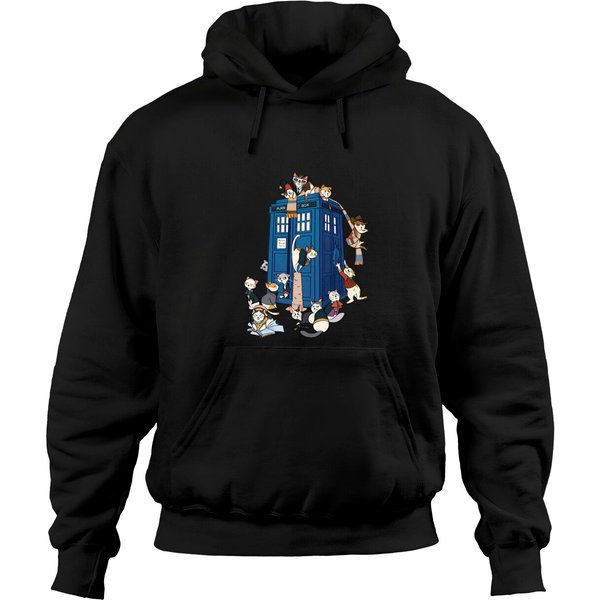 Doctor Cat - Doctor Who - Hoodies-image