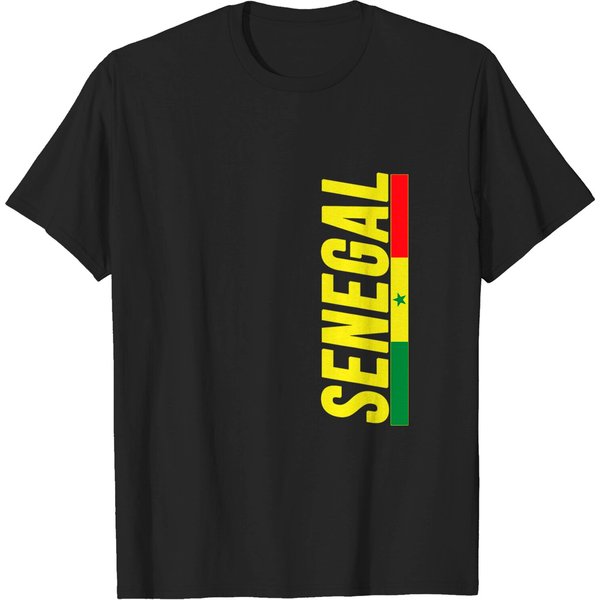 Senegal Im Senegalese I Love Senegal Flag Gift T-Shirt-image