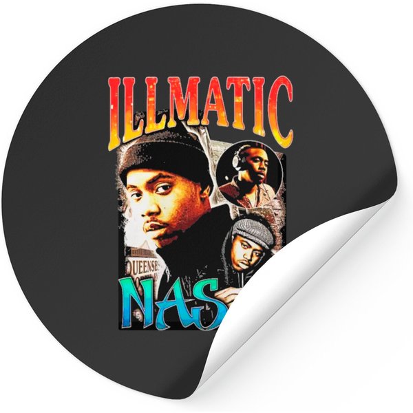Vintage Nas Illmatic Stickers-image