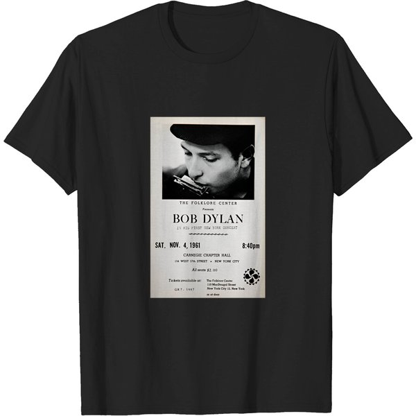 Bob Dylan 1St Live Poster T-Shirt-image