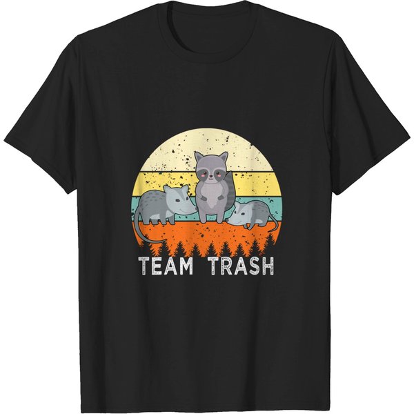 Team Trash Opossum Raccoon - Team Trash - T-Shirt-image