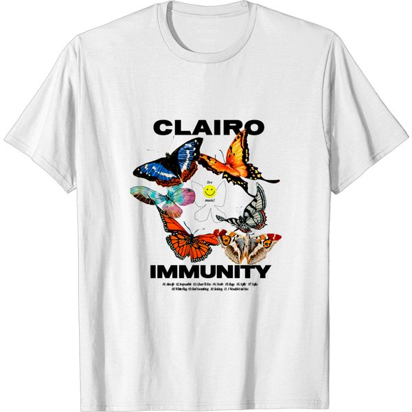 Clairo Merch Butterfly Shirt-image