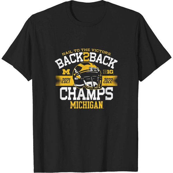 Michigan Big Ten Championship Shirt, Michigan Hail To The Victors 2021 2022 Shirt-image